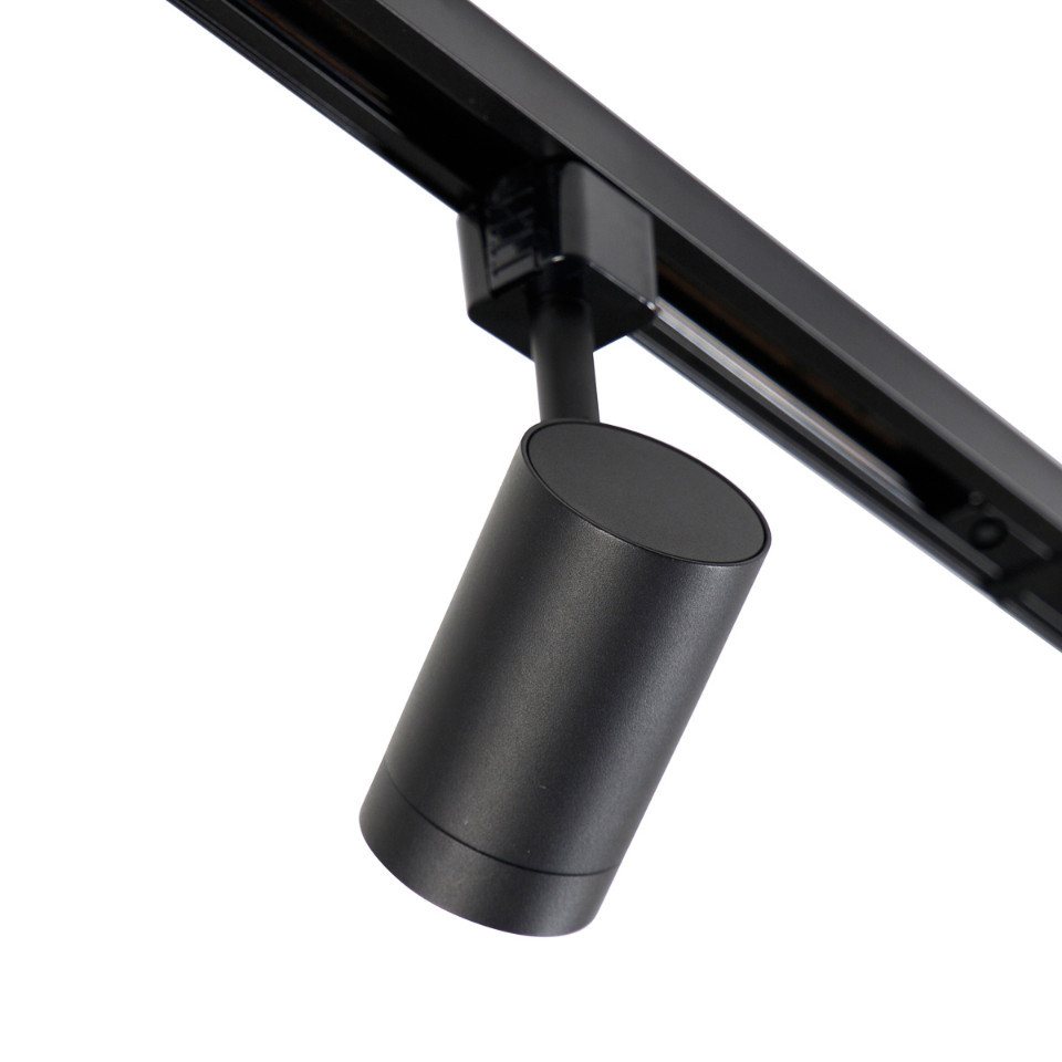 Qazqa Schienensystem-Sets Iconic jeana, ohne Leuchtmittel, Warmweiß, QAZQA Schienen leuchte, gu10, Schwarz, Aluminium, Modern – Bild 4 von 5