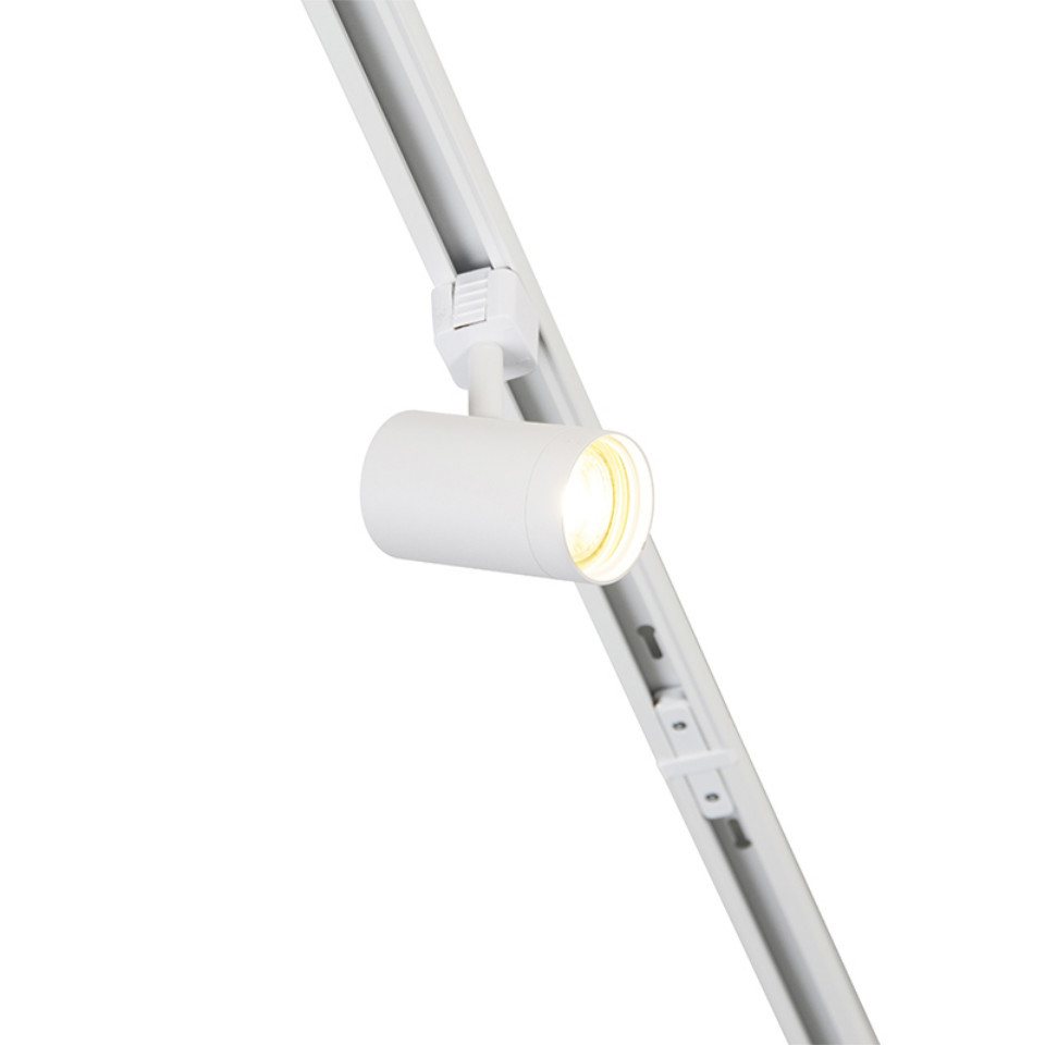 Qazqa Schienensystem-Sets Iconic jeana, ohne Leuchtmittel, Warmweiß, QAZQA Schienen leuchte, gu10, Weiß, Stahl, Modern – Bild 4 von 5