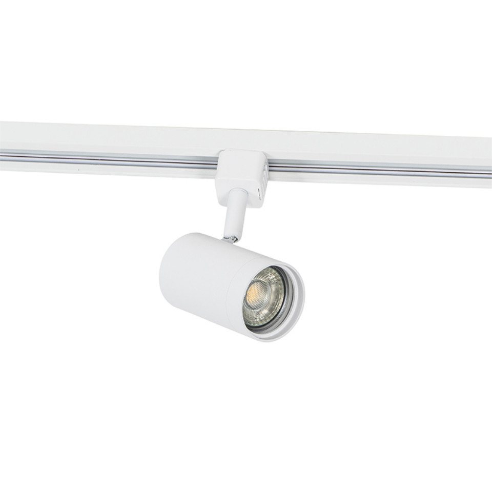 Qazqa Schienensystem-Sets Iconic jeana, ohne Leuchtmittel, Warmweiß, QAZQA Schienen leuchte, gu10, Weiß, Aluminium, Modern – Bild 5 von 5