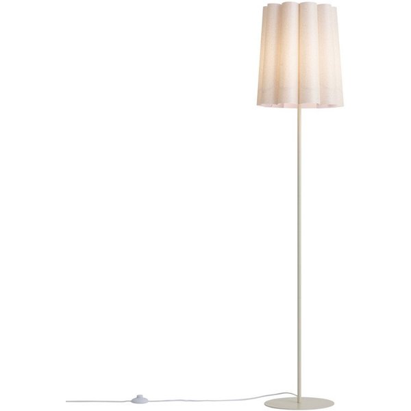 Qazqa Stehlampe Jenni, ohne Leuchtmittel, Warmweiß, QAZQA Stehlampe, e27, Beige, Stahl, Japandi