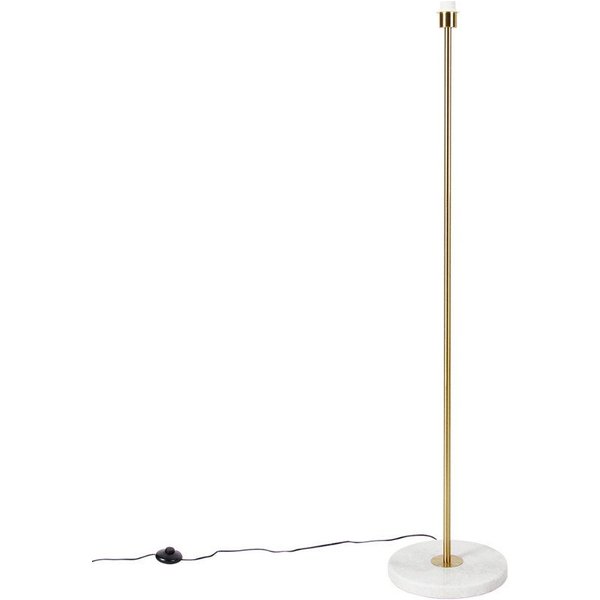 Qazqa Stehlampe Kaso, ohne Leuchtmittel, Warmweiß, QAZQA Stehlampe, e27, Gold, Stahl, Modern