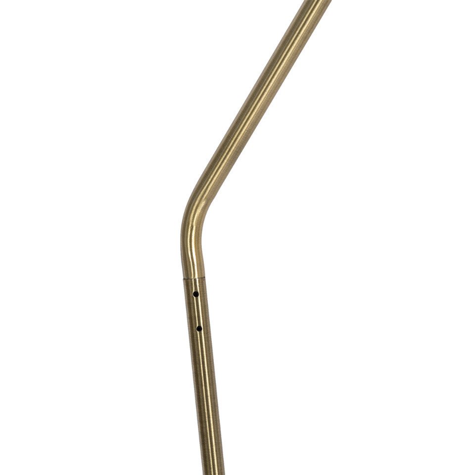 Qazqa Stehlampe Milou, ohne Leuchtmittel, Warmweiß, QAZQA Stehlampe, e27, Gelb, Stahl, Retro – Bild 4 von 5
