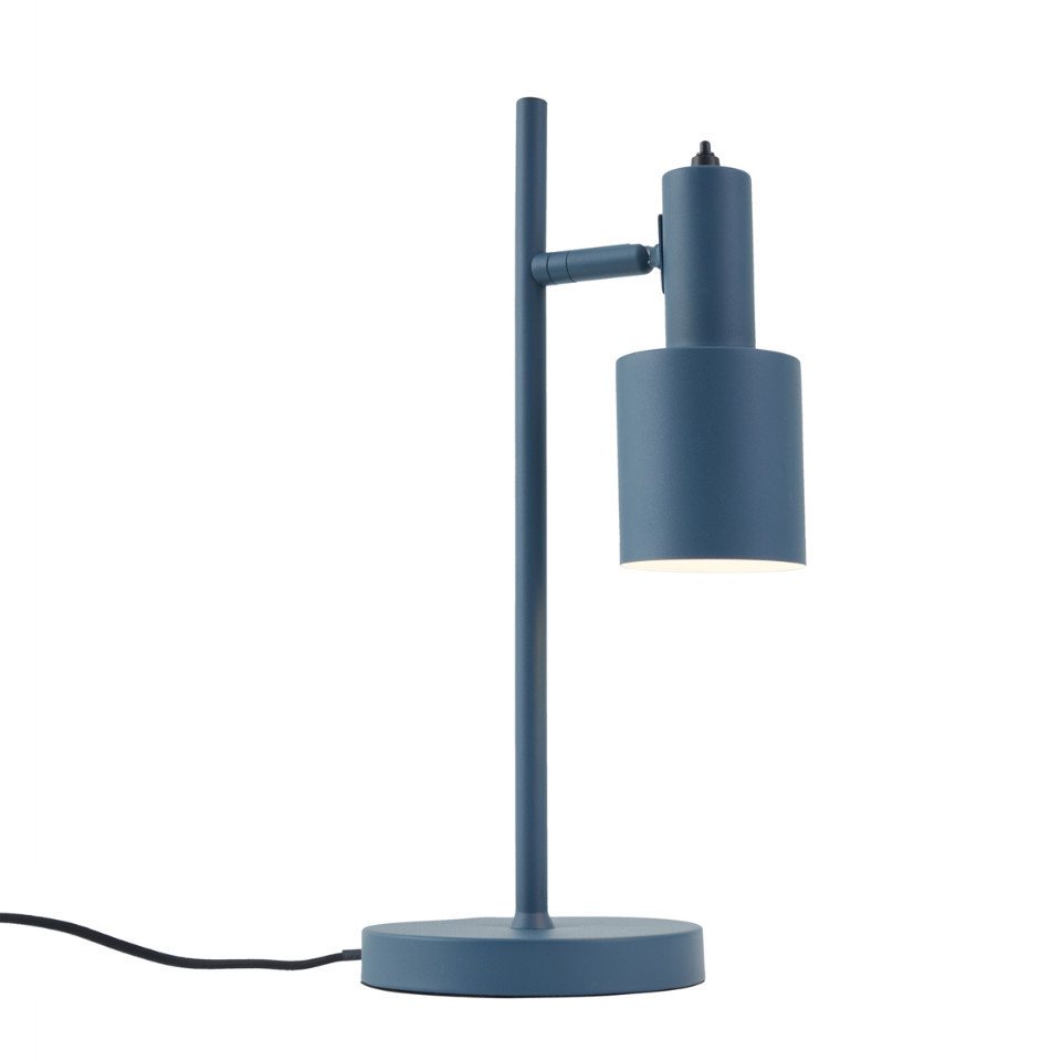 Qazqa Tischleuchte Stijn, ohne Leuchtmittel, Warmweiß, QAZQA Tisch leuchte, e27, Blau, Metall, Modern – Bild 4 von 5