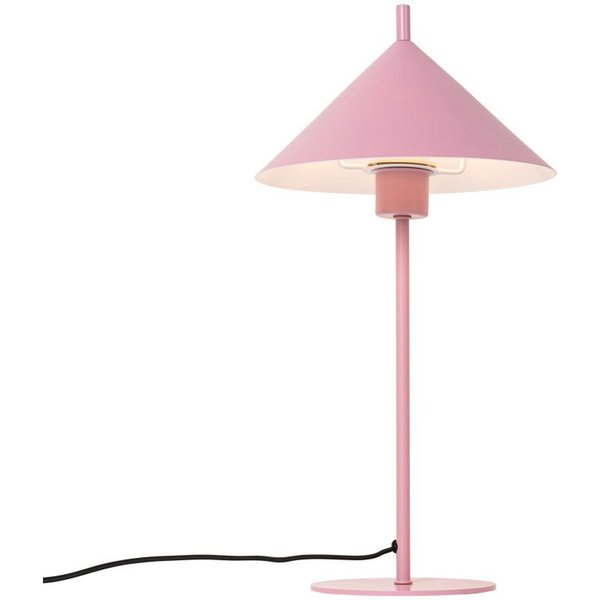 Qazqa Tischleuchte Triangolo, ohne Leuchtmittel, Warmweiß, QAZQA Tisch leuchte, e27, Rosa, Stahl, Design