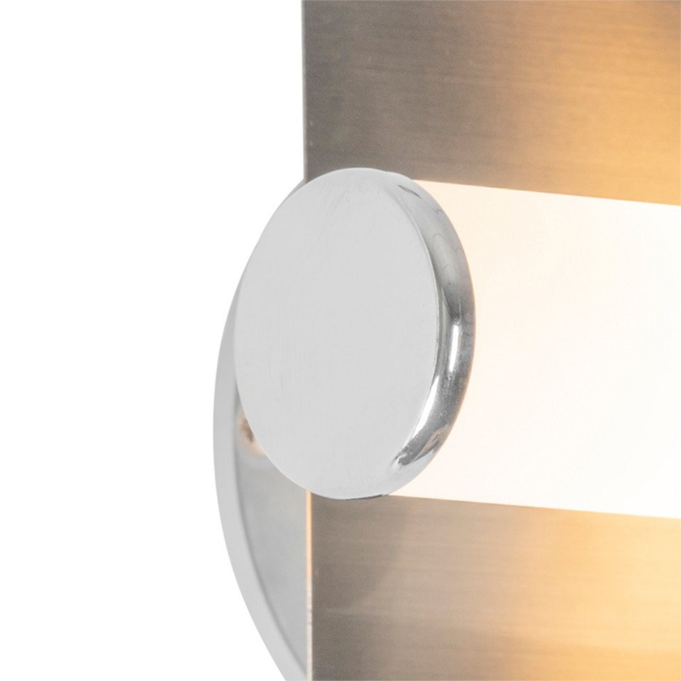 Qazqa Wandleuchte Bath, ohne Leuchtmittel, Warmweiß, QAZQA Wand leuchte, g9, Stahl, Stahl, Modern – Bild 5 von 5