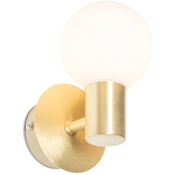Qazqa Wandleuchte Cederic, ohne Leuchtmittel, Warmweiß, QAZQA Wand leuchte, g9, Gold, Stahl, Modern