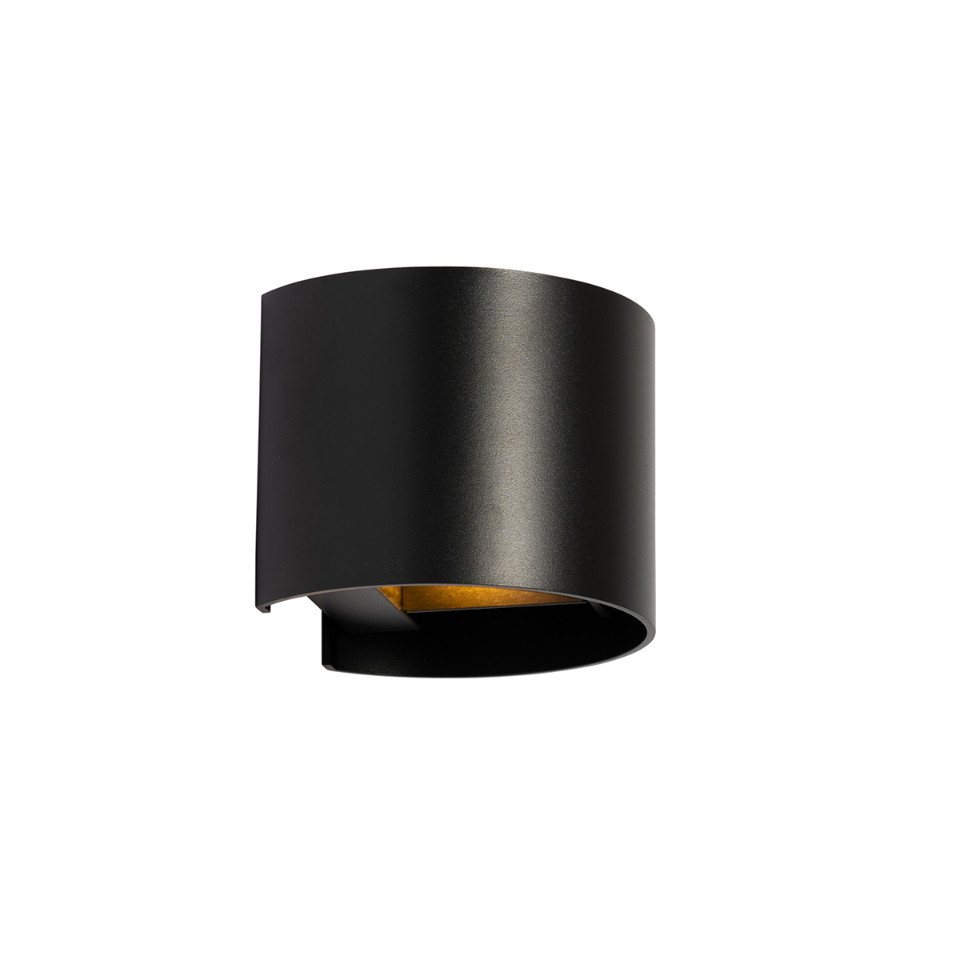 Qazqa Wandleuchte Edwin, ohne Leuchtmittel, Warmweiß, QAZQA Wand leuchte, g9, Schwarz, Aluminium, Modern – Bild 4 von 5