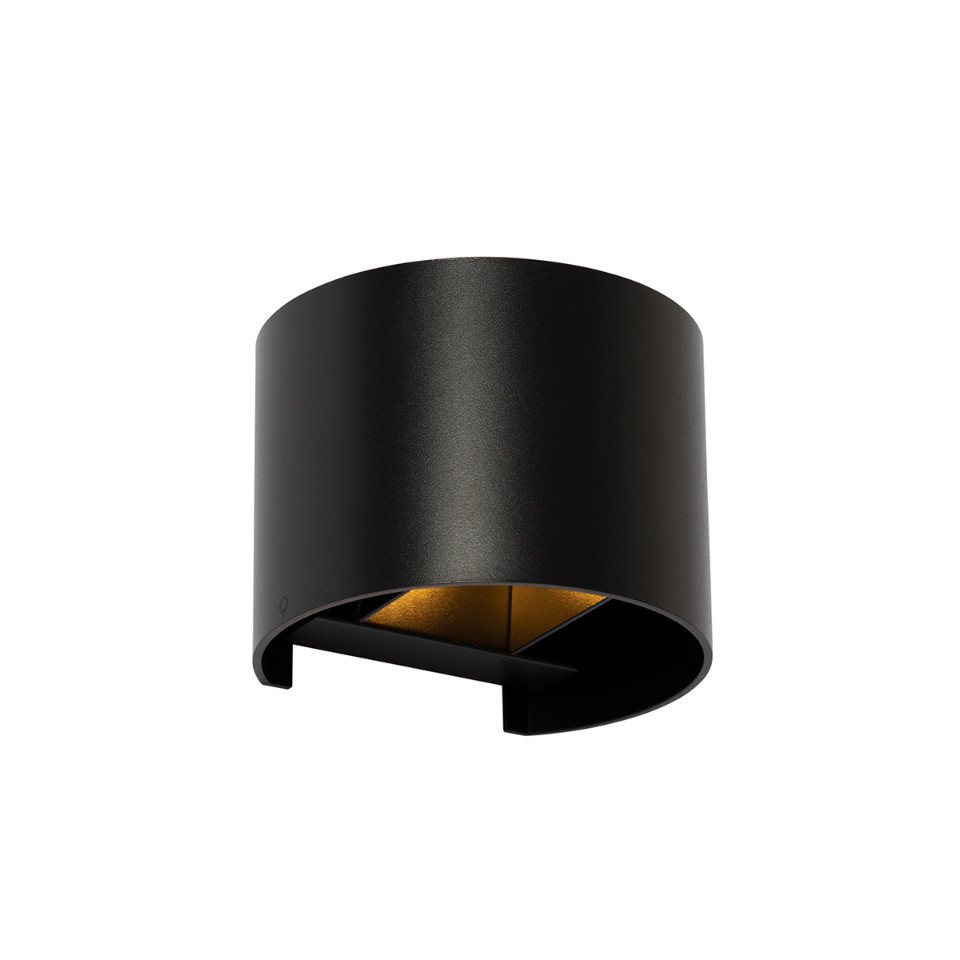 Qazqa Wandleuchte Edwin, ohne Leuchtmittel, Warmweiß, QAZQA Wand leuchte, g9, Schwarz, Aluminium, Modern – Bild 5 von 5