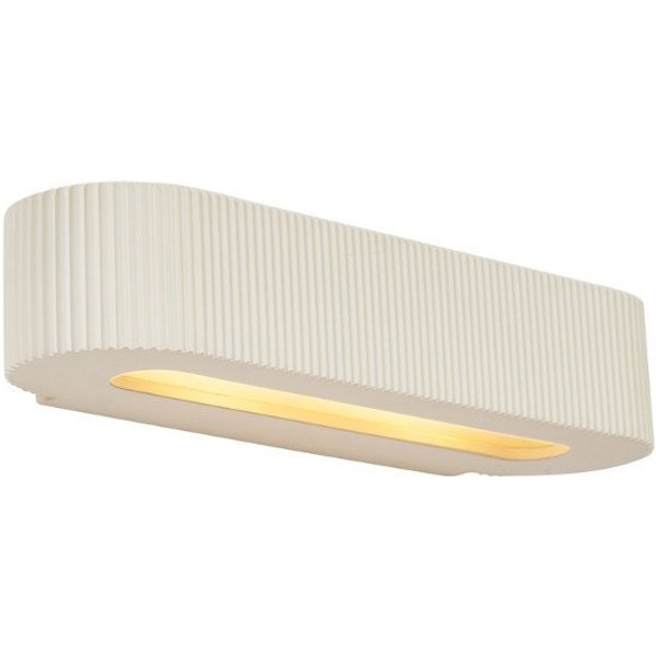 Qazqa Wandleuchte Plaster, ohne Leuchtmittel, Extra-Warmweiß, QAZQA Wand leuchte, e14, Beige, Gips, Japandi