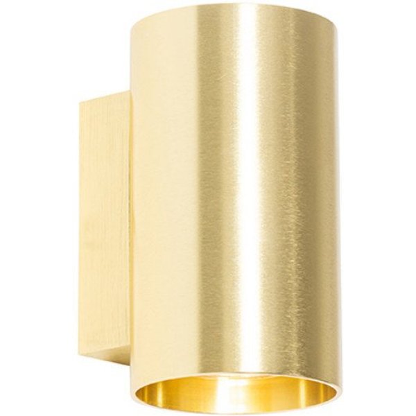 Qazqa Wandleuchte Sandy, ohne Leuchtmittel, Warmweiß, QAZQA Wand leuchte, gu10, Gold, Aluminium, Modern