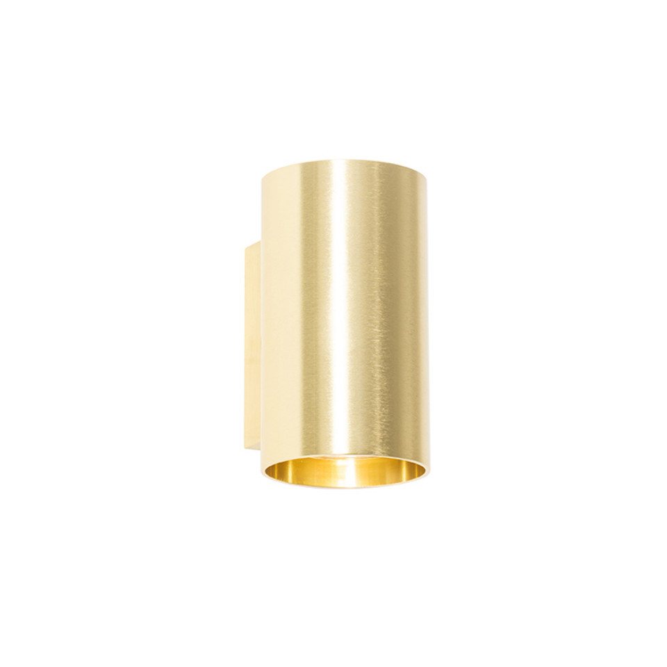 Qazqa Wandleuchte Sandy, ohne Leuchtmittel, Warmweiß, QAZQA Wand leuchte, gu10, Gold, Aluminium, Modern – Bild 5 von 5