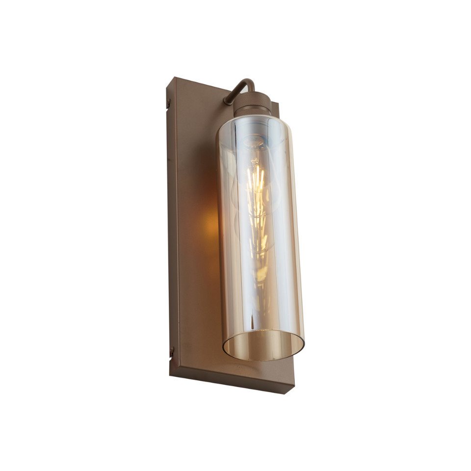 Qazqa Wandleuchte Stavelot, ohne Leuchtmittel, Warmweiß, QAZQA Wand leuchte, e27, Bronze, Stahl, Design – Bild 4 von 5