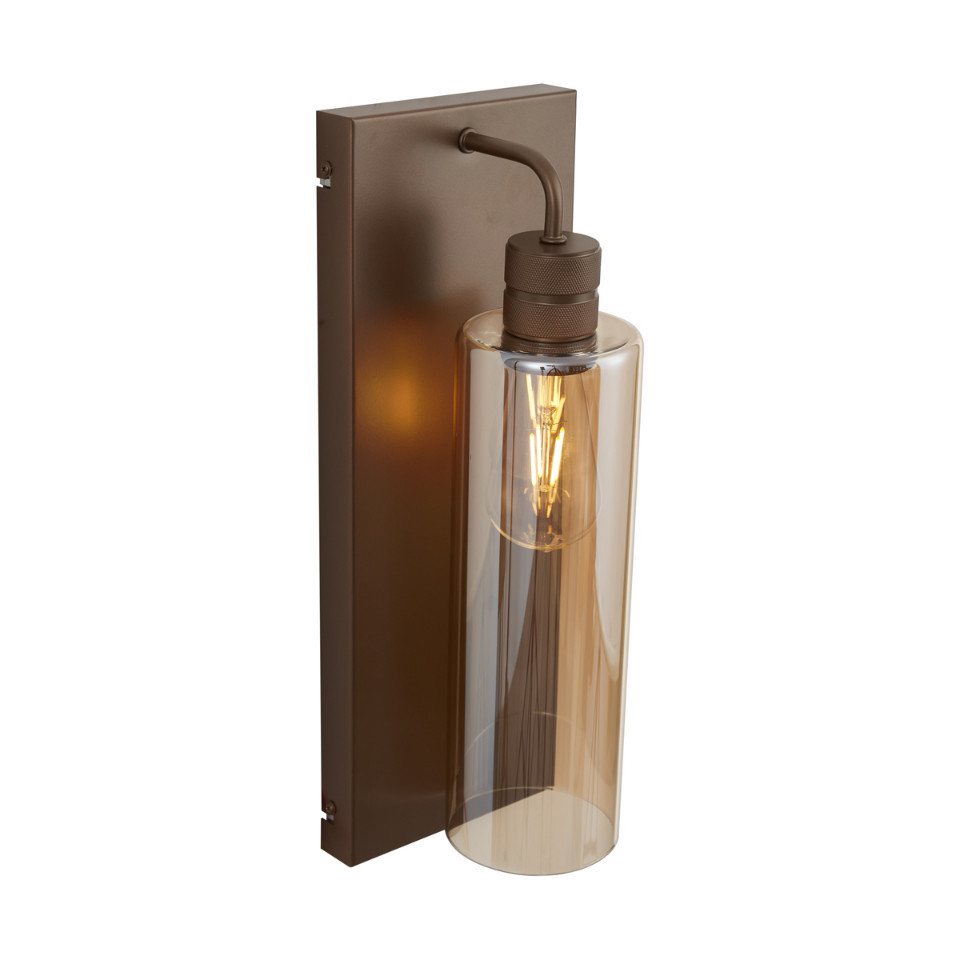 Qazqa Wandleuchte Stavelot, ohne Leuchtmittel, Warmweiß, QAZQA Wand leuchte, e27, Bronze, Stahl, Design – Bild 5 von 5