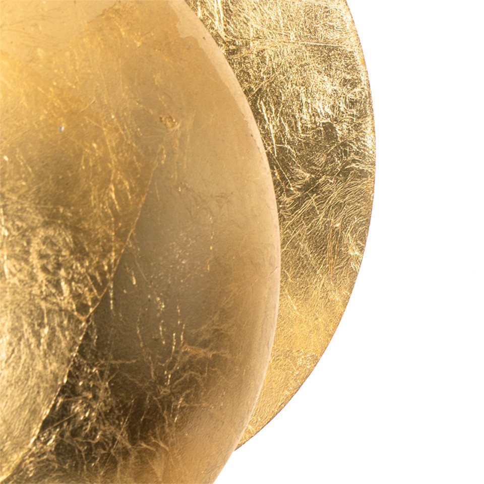 Qazqa Wandleuchte Sunrise, ohne Leuchtmittel, Warmweiß, QAZQA Wand leuchte, g9, Gold, Stahl, Modern – Bild 4 von 5