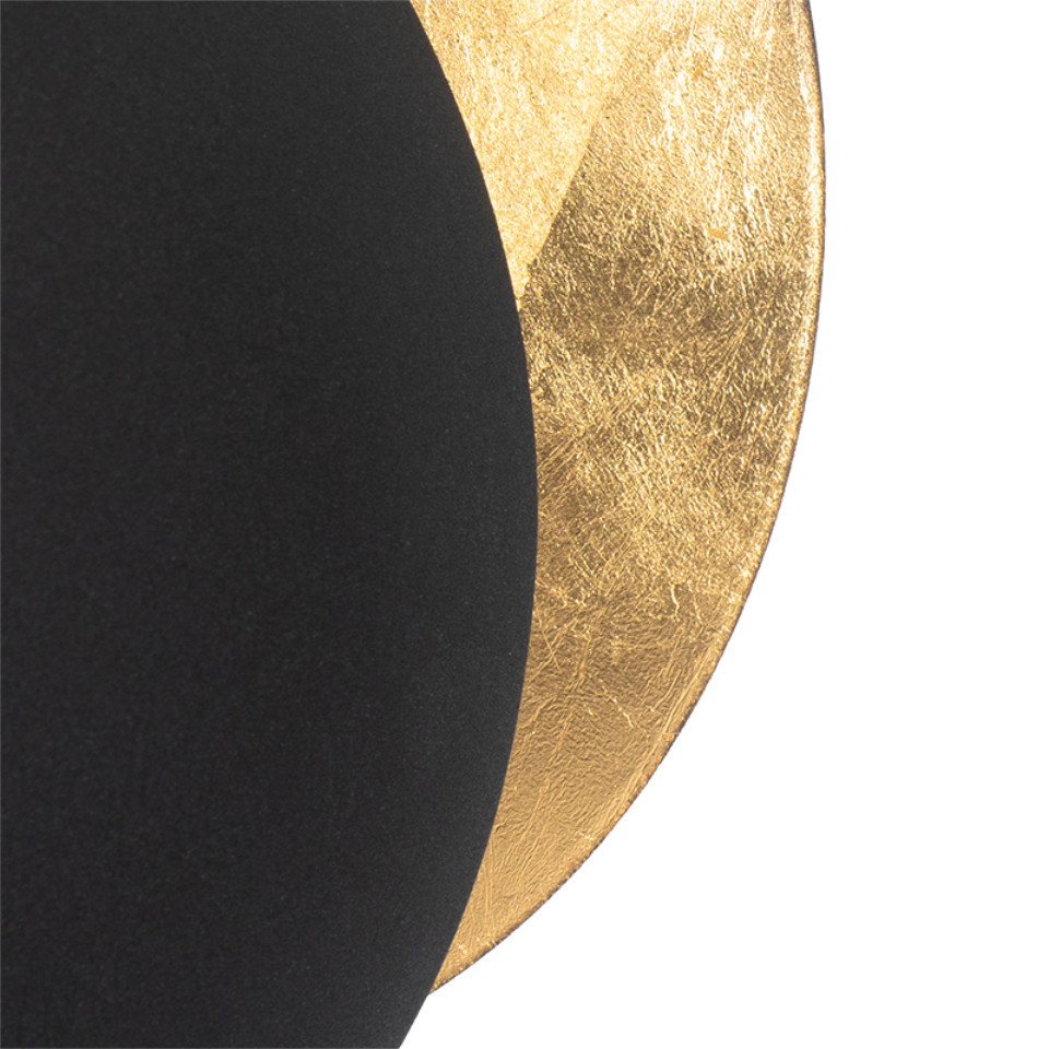 Qazqa Wandleuchte Sunrise, ohne Leuchtmittel, Warmweiß, QAZQA Wand leuchte, g9, Schwarz, Stahl, Modern – Bild 4 von 5