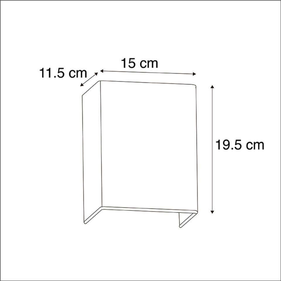 Qazqa Wandleuchte Vete, ohne Leuchtmittel, Warmweiß, QAZQA Wand leuchte, e27, Weiß, Textil, Modern – Bild 2 von 5