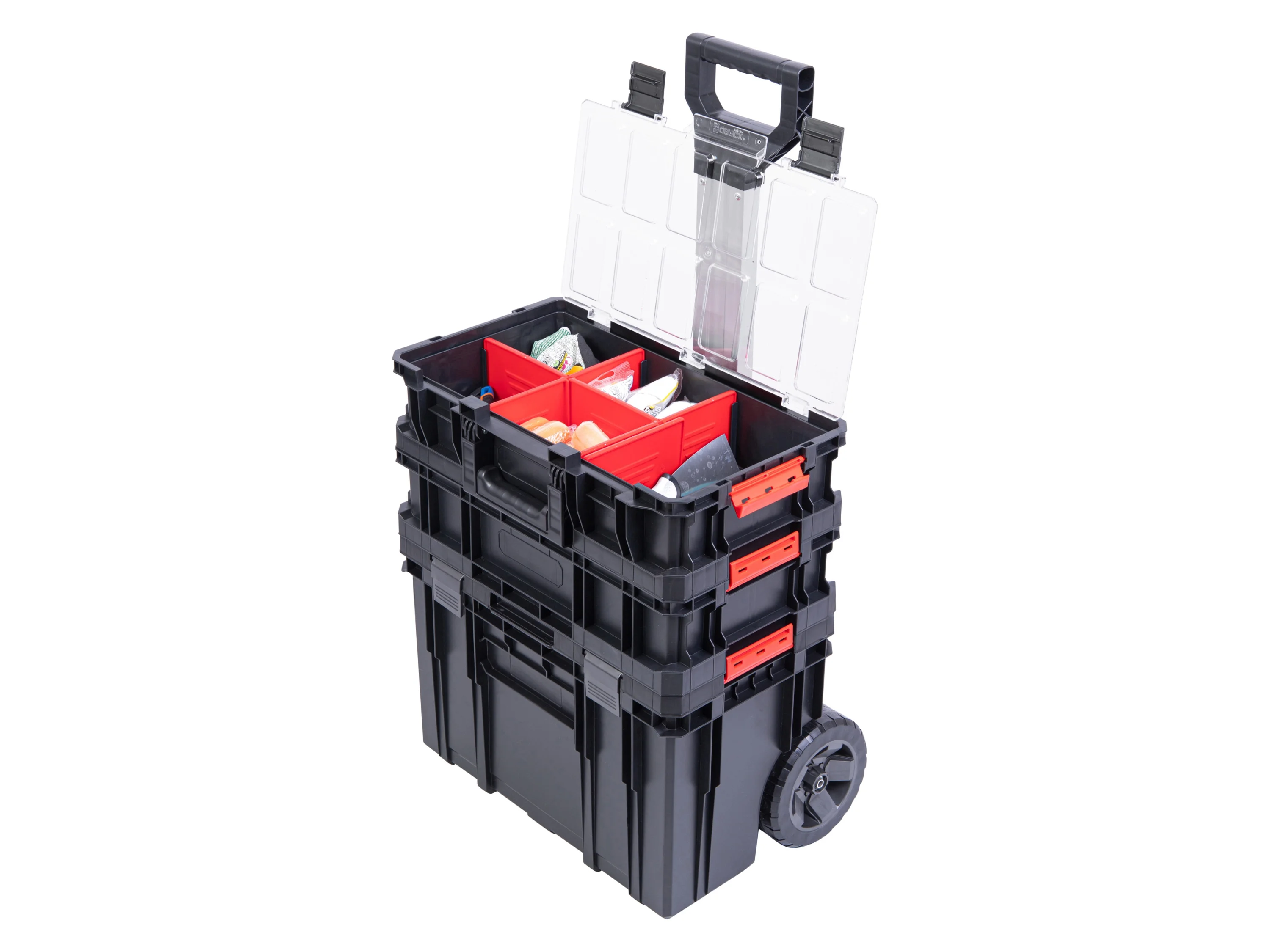 QBRICK SYSTEM Werkzeugwagen-Set, System TWO Cart Plus Vario + TWO Organizer FLEX 100 Plus + QS TWO Box 100 FLEX – Bild 3 von 4