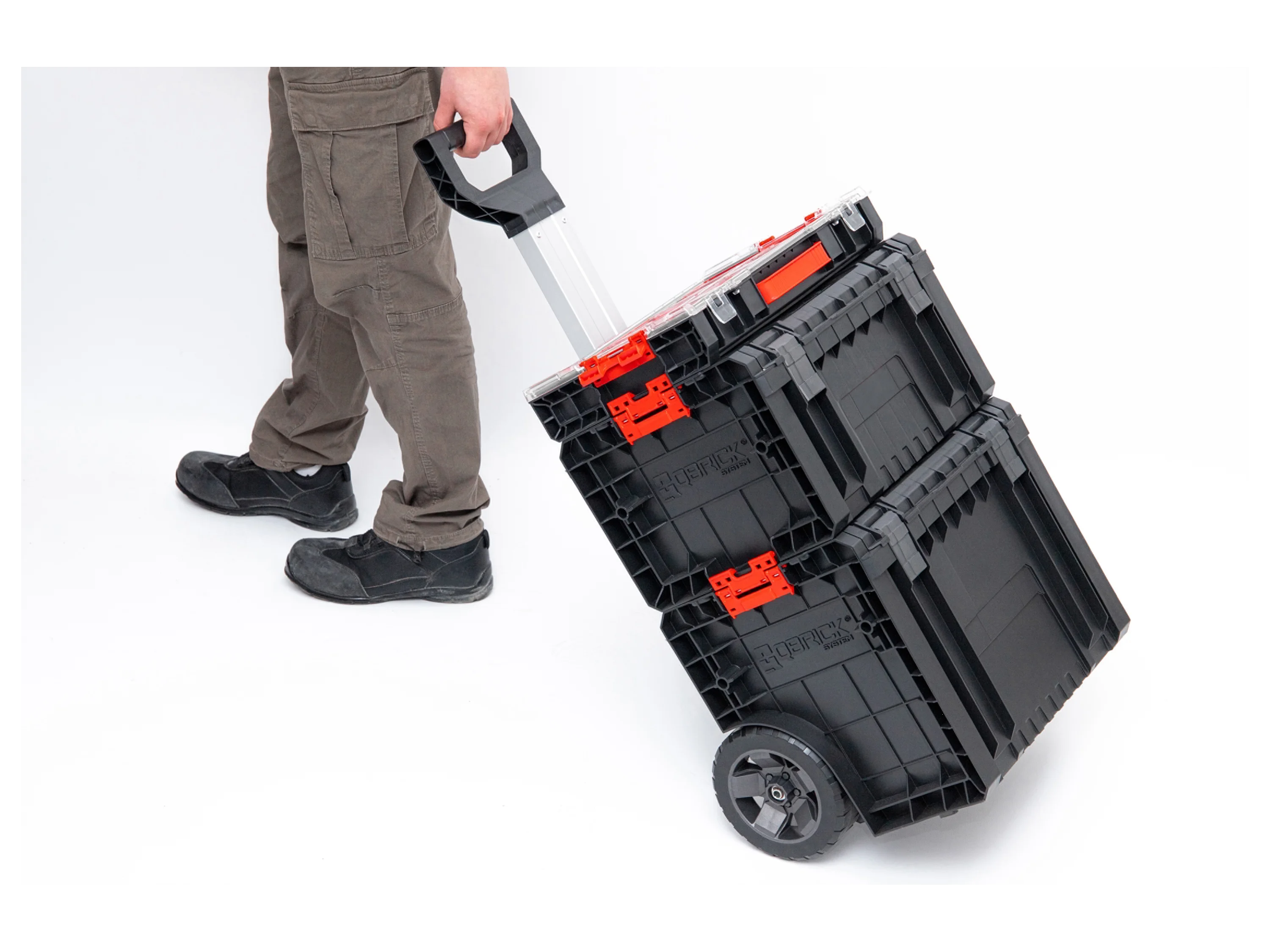 QBRICK SYSTEM Werkzeugwagen-Set »PRO Cart + PRO Toolbox + PRO Organizer 100« – Bild 2 von 4