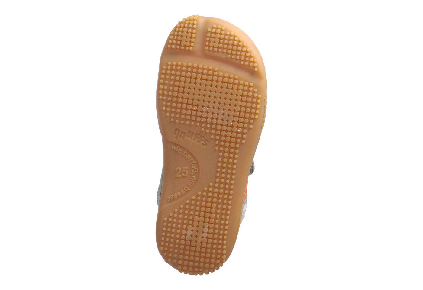 qnuffs Erle Barfußschuh Klettschuh, Halbschuh, Sneaker mit Kontrastbesätzen – Bild 4 von 5