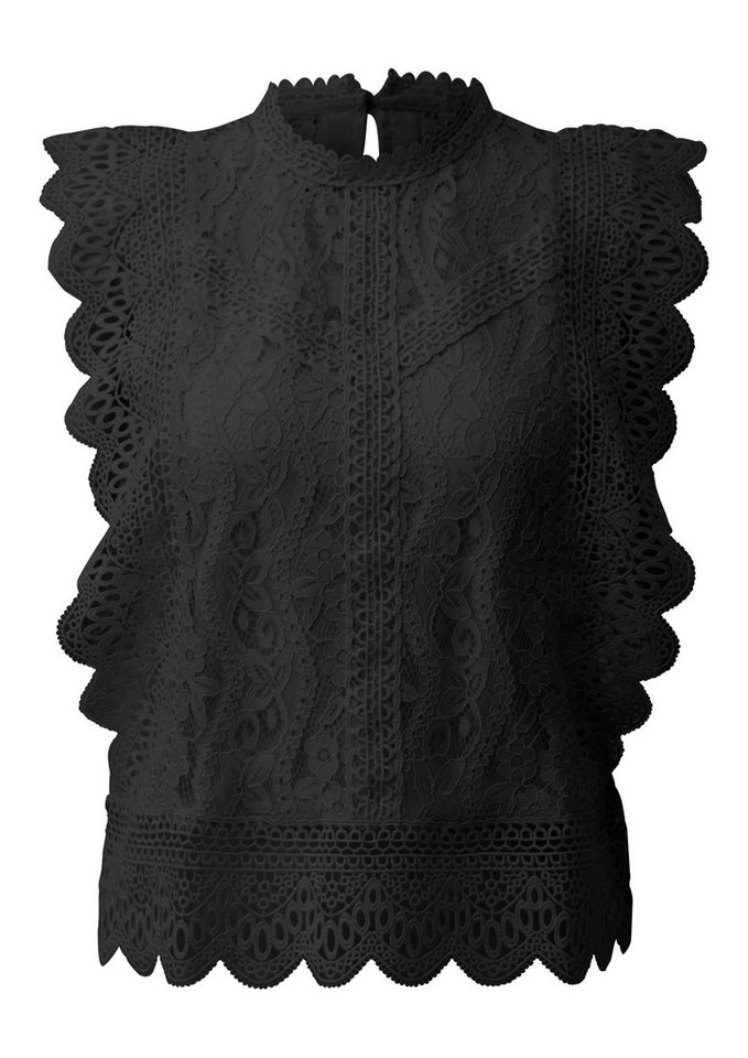 QS Blusentop Bluse Blusentop aus Spitze – Bild 2 von 5