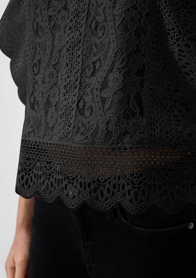 QS Blusentop Bluse Blusentop aus Spitze – Bild 4 von 5