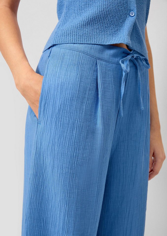QS Culotte Hose Strukturierte Culotte – Bild 4 von 5