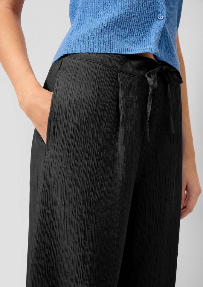 QS Culotte Hose Strukturierte Culotte – Bild 4 von 5