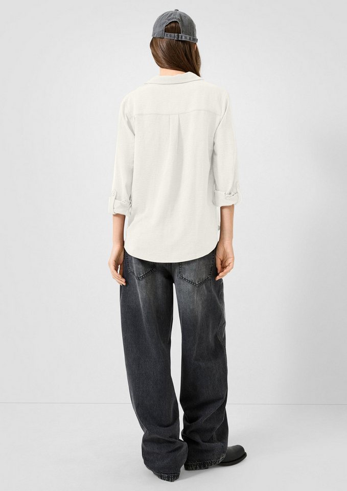 QS Langarmbluse Bluse Bluse mit Turn-up – Bild 3 von 5