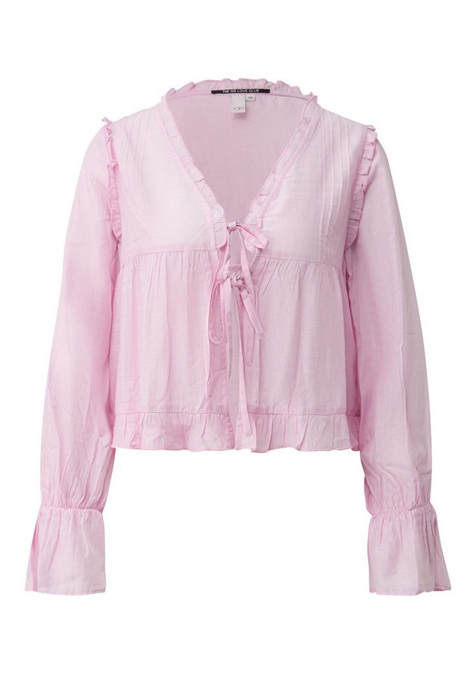 QS Langarmbluse Bluse Rüschenbluse – Bild 2 von 5