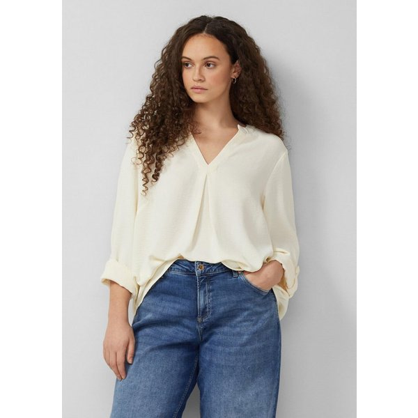 QS Langarmbluse Bluse Tunikabluse