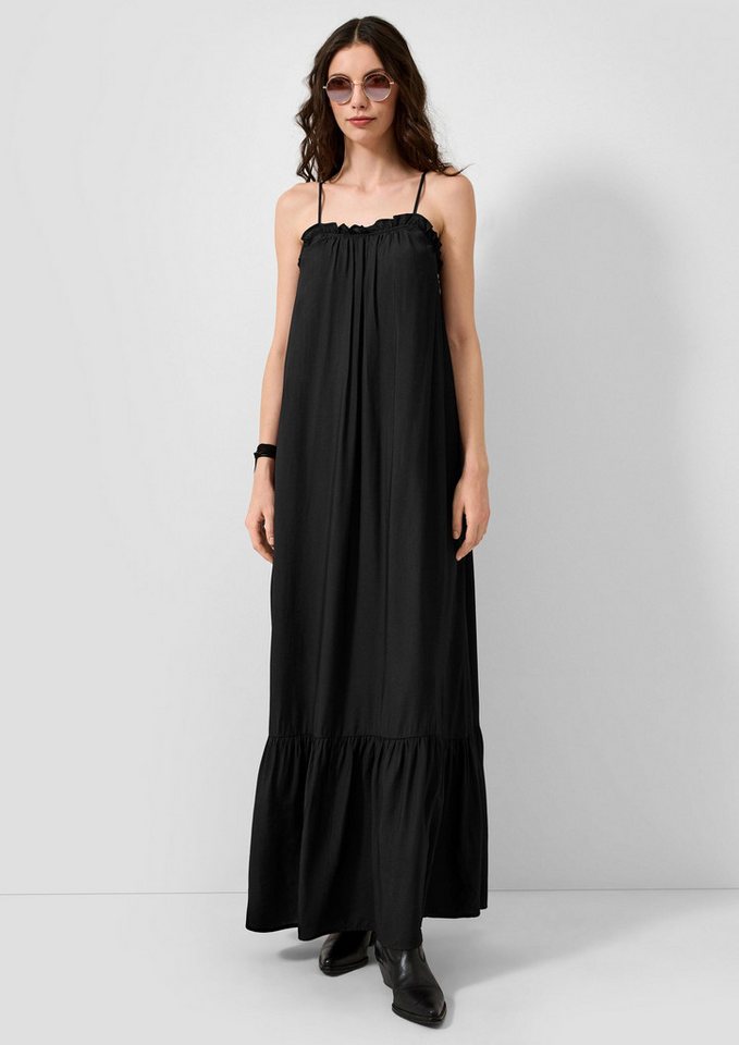 QS Maxikleid Kleid Langes Viskosemix-Kleid – Bild 5 von 5