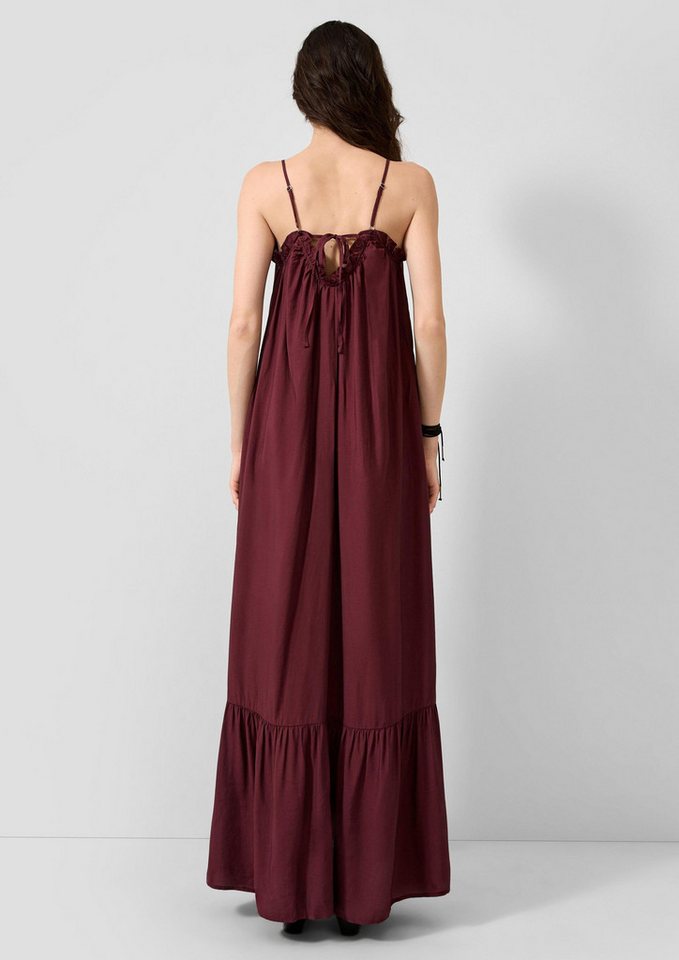 QS Maxikleid Kleid Langes Viskosemix-Kleid – Bild 3 von 5