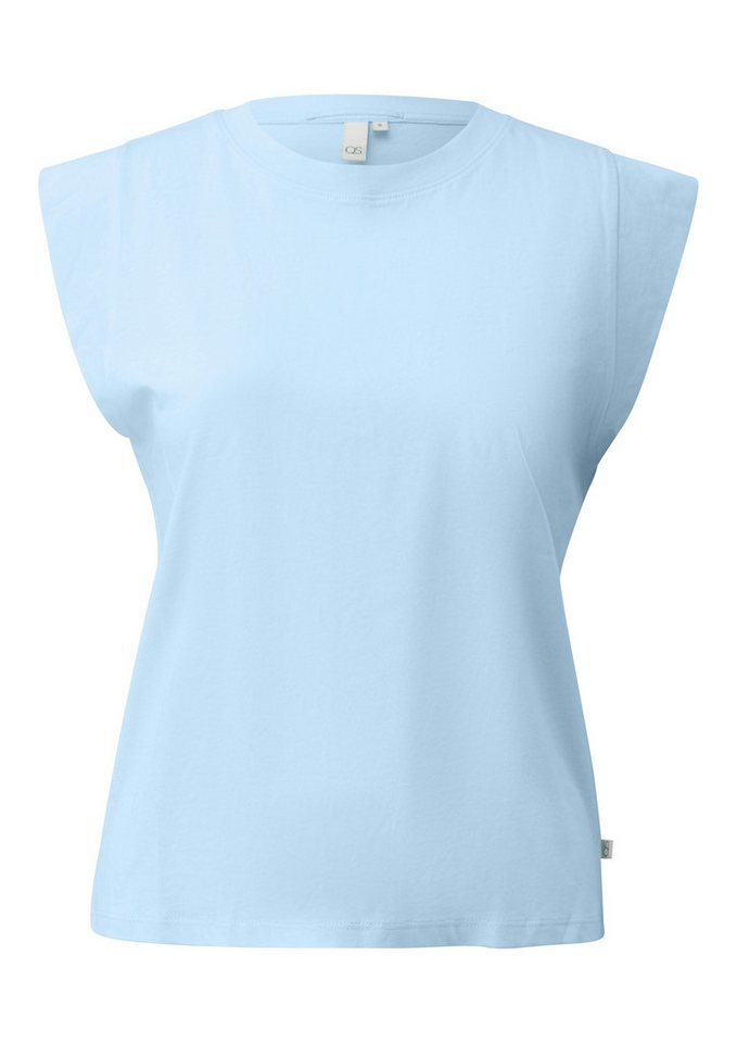 QS Rundhalsshirt Sommertop mit Rundhals – Bild 4 von 4