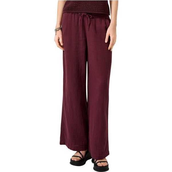 QS Stoffhose Sommerhose mit elastischem Bund/Weites Bein