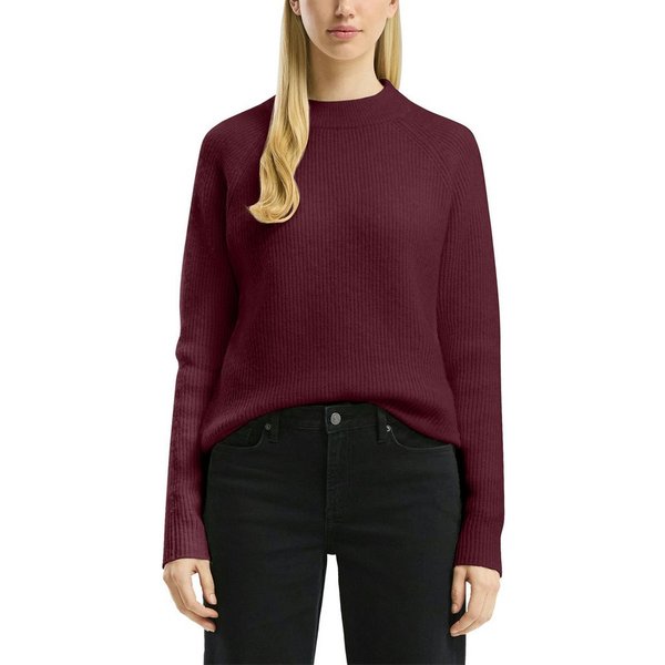 QS Strickpullover mit Stehkragen