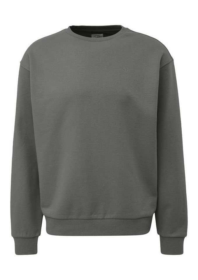 QS Sweatshirt Sweatshirt Sweatshirt mit Logo-Stickerei – Bild 2 von 5