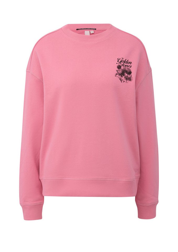 QS Sweatshirt Sweatshirt Sweatshirt mit Rückenprint – Bild 2 von 5