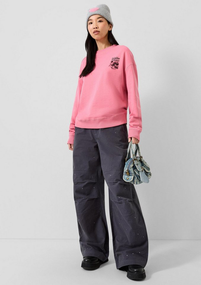 QS Sweatshirt Sweatshirt Sweatshirt mit Rückenprint – Bild 5 von 5