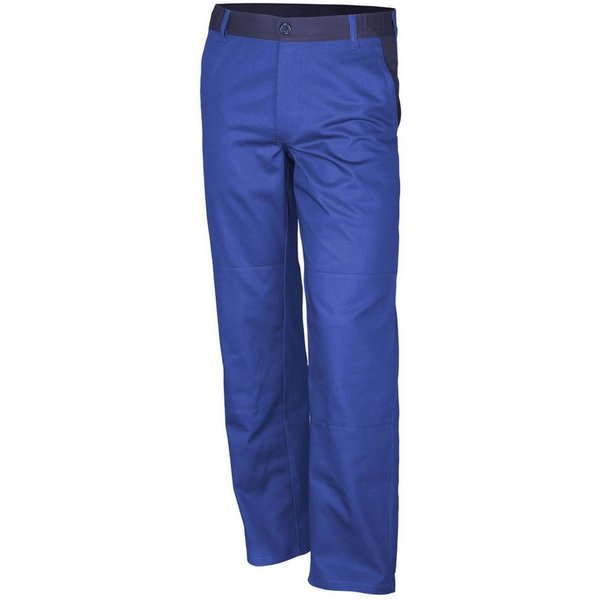 Qualitex Workwear Arbeitsbundhose 2-farbig Werkstatthose BW 240 aus faserverstätkter Baumwolle (1-tlg)