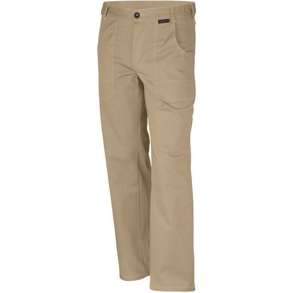 Qualitex Workwear Arbeitsbundhose favorite Arbeitshose aus pflegeleichter Baumwolle (Bundhose BW 320 g) (1-tlg) strapazierfähige Werkstatthose mit 4 Taschen - B