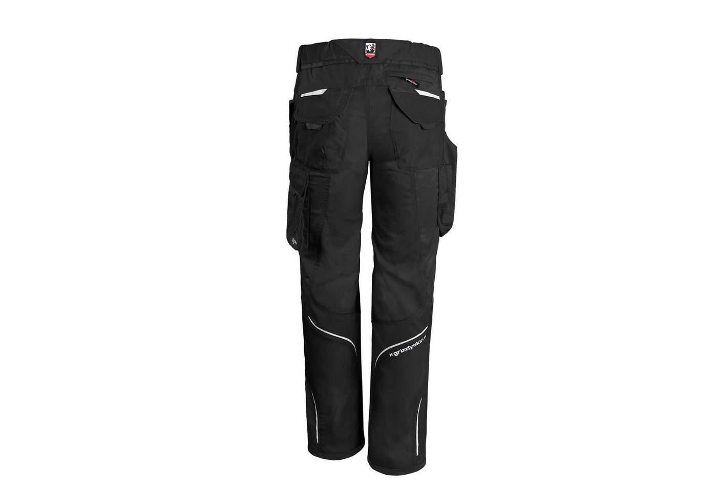 Qualitex Workwear Arbeitsbundhose moderne Arbeitshose IRON - Lyocell, Cordura, Stretch & Reflexelemente (1-tlg) funktionale Werkstatthose mit 19 Taschen - Atmun – Bild 2 von 5