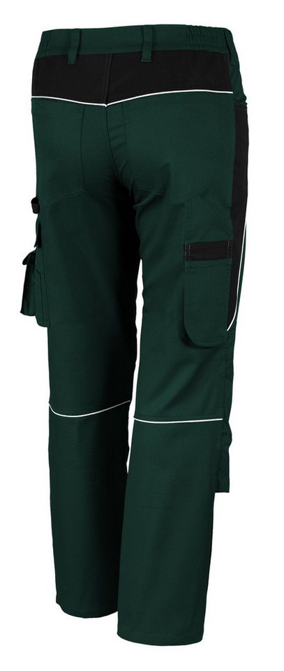 Qualitex Workwear Arbeitsbundhose strapazierfähige PROfessionals Arbeitshose aus faserverstätktem Gewebe (1-tlg) MG 245 g Schutzhose - 11 Taschen - pflegeleicht – Bild 2 von 3