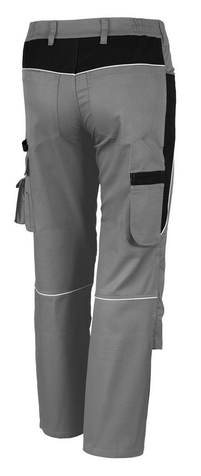 Qualitex Workwear Arbeitsbundhose strapazierfähige PROfessionals Arbeitshose aus faserverstätktem Gewebe (1-tlg) MG 245 g Schutzhose - 11 Taschen - pflegeleicht – Bild 2 von 3