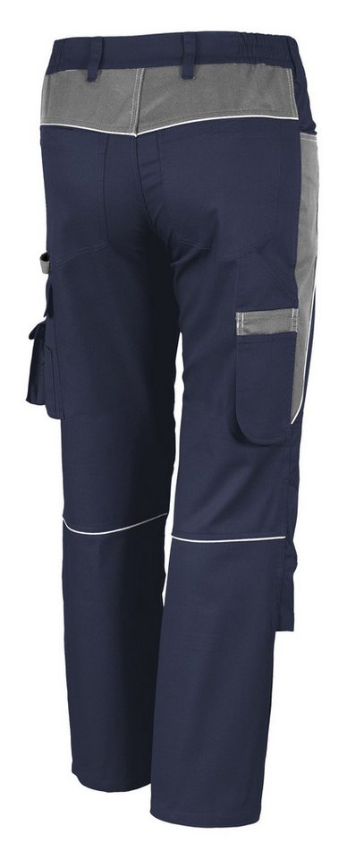 Qualitex Workwear Arbeitsbundhose strapazierfähige PROfessionals Arbeitshose aus faserverstätktem Gewebe (1-tlg) MG 245 g Schutzhose - 11 Taschen - pflegeleicht – Bild 2 von 3
