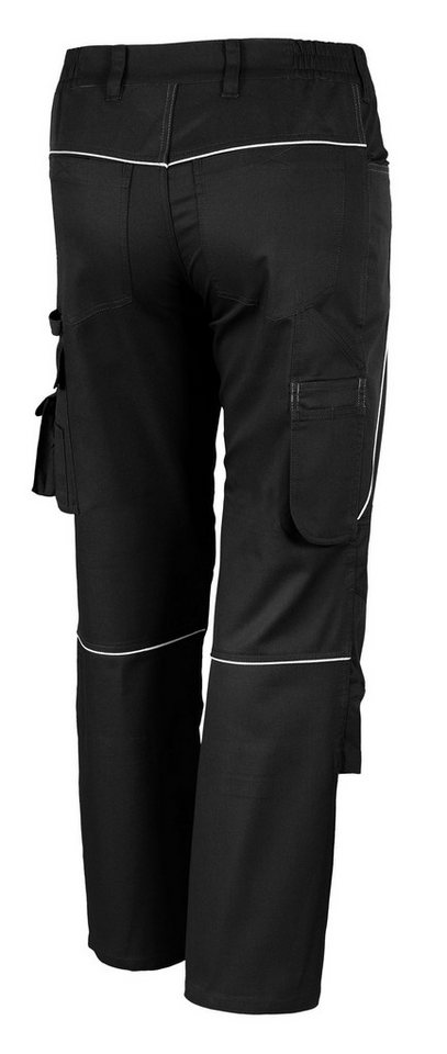 Qualitex Workwear Arbeitsbundhose strapazierfähige PROfessionals Arbeitshose aus faserverstätktem Gewebe (1-tlg) MG 245 g Schutzhose - 11 Taschen - pflegeleicht – Bild 2 von 3