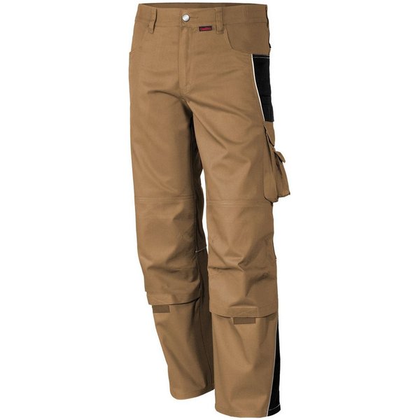 Qualitex Workwear Arbeitsbundhose strapazierfähige PROfessionals Arbeitshose aus faserverstätktem Gewebe (1-tlg) MG 245 g Schutzhose - 11 Taschen - pflegeleicht