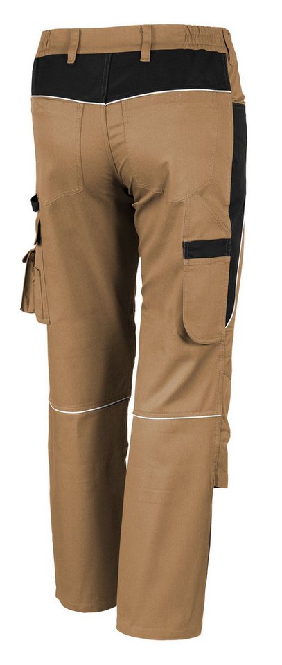 Qualitex Workwear Arbeitsbundhose strapazierfähige PROfessionals Arbeitshose aus faserverstätktem Gewebe (1-tlg) MG 245 g Schutzhose - 11 Taschen - pflegeleicht – Bild 2 von 3