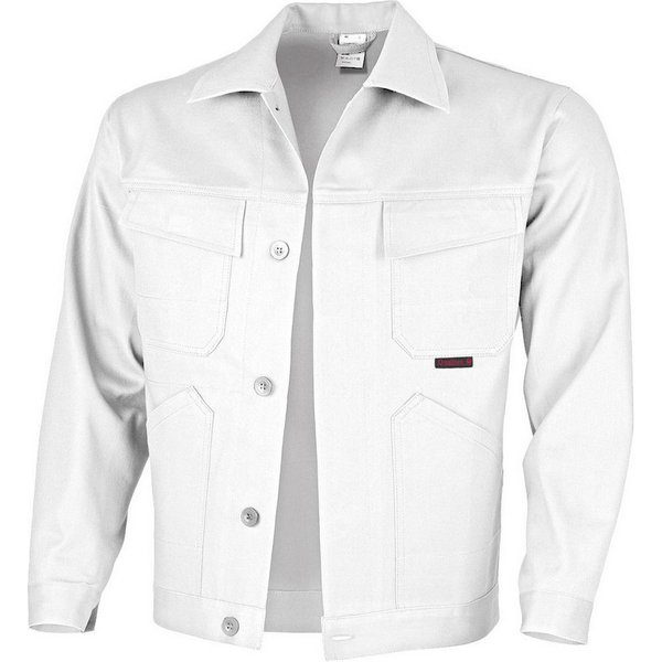 Qualitex Workwear Arbeitsjacke favorite Werkstattjacke aus waschbarer Baumwolle (Bundjacke BW 320 g) (1-St) Arbeitsbundjacke mit 5 Taschen - Strapazierfähig - P