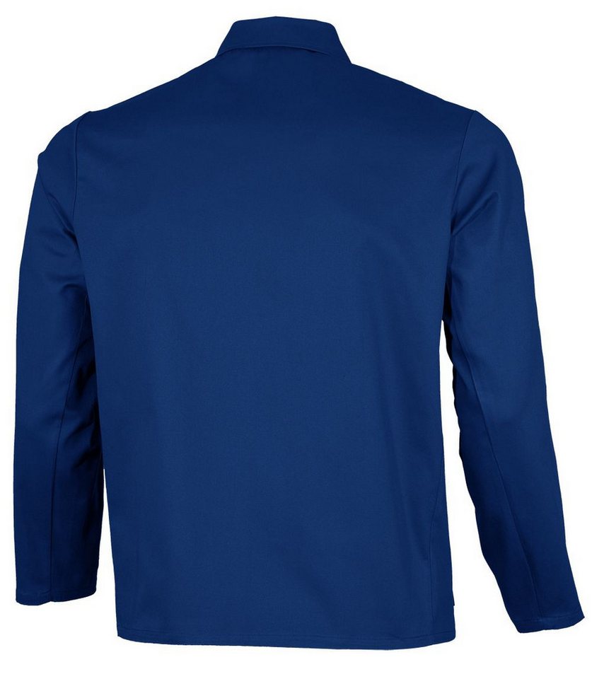 Qualitex Workwear Arbeitsjacke lange basic Werkstattjacke -BW 240 g - waschbar, aus reiner Baumwolle (1-St) Langjacke mit 5 Taschen - Blickdicht - Strapazierfäh – Bild 2 von 3