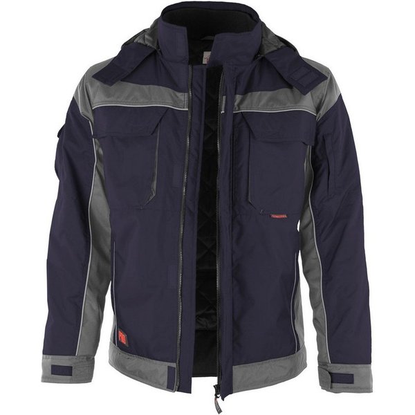 Qualitex Workwear Arbeitsjacke wetterfeste PROfi Outdoorjacke - wärmende Arbeitsjacke mit 8 Taschen